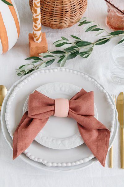 Christmas napkin folding