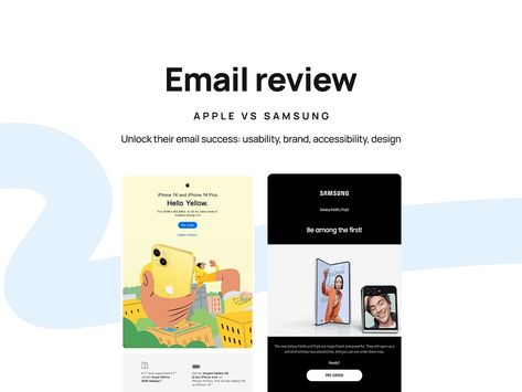 Email review Apple vs. Samsung by Stripo Email on Dribbble Apple Vs Samsung, Marketing Email Design, Email Marketing Design, Marketing Email, Email Design, Email Campaign, Samsung Phone, Marketing Strategies, Design Tips