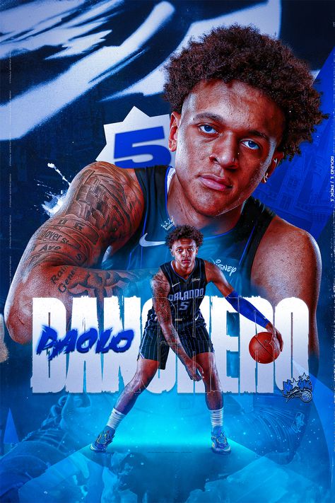 Nba Posters, Paolo Banchero, Basketball Coach Gifts, Trendy Posters, Basketball Wall Art, Sports Design Ideas, Church Media Design, Basketball Wall, Nba Art