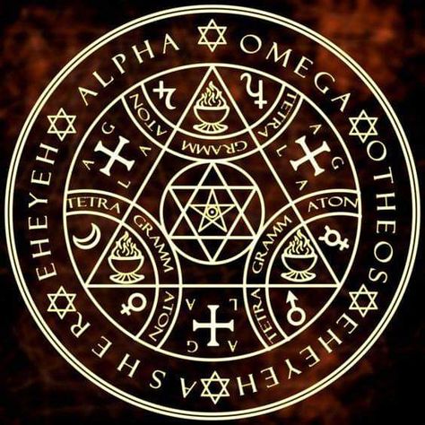 Enochian Sigils Of Protection Black