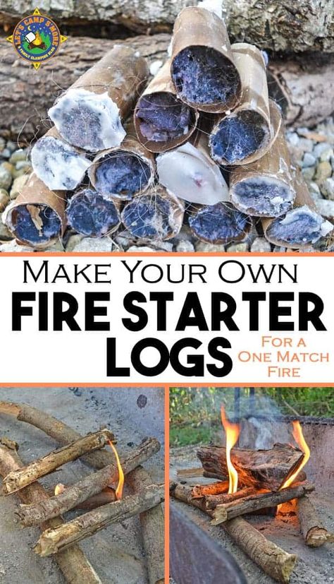 Diy Campfire, Firestarters Diy, Homemade Fire Starters, Horse Camping, Pinecone Fire Starters, Camping Fire Starters, Rv Checklist, Fire Starters Diy, Flint Fire Starter