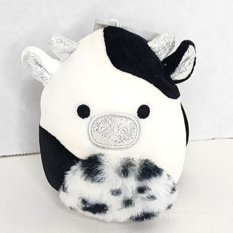 Brand New With Tags Select Series - 1 Of 5,000 Connor - The Black & White Select Series Cow Clip Original Squishmallow By Kelly Toy Collector Number - 1303 Squishdate - 09.22.2021 Year - 2024 Size - 3.5 Inch Clip Bio - Ulga Is A White Cow With Black Patches On Top And Bottom. Ulga Has A Fuzzy White Belly With Black Spots On It. Ulga's Horns, Inner Ears, And Snout Are All Silver. Appearance - Ulga Is A White Cow With Black Patches On Top And Bottom. Ulga Has A Fuzzy White Belly With Black Spots O Black Squishmallow, Spotted Cow, Black Patch, White Cow, The Cow, Toy Collector, Year 2024, Black Spot, Pricing Jewelry