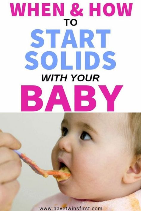 Starting Baby On Food, Starting Solids Schedule, Rice Cereal Baby, Feeding Baby Solids, Baby Solids, Starting Solids Baby, Baby Feeding Schedule, Baby Cereal, Baby Schedule