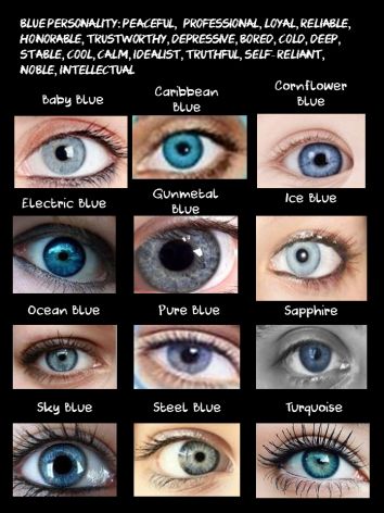 Blue Eyes "Jocasta's eyes ranged from the colors of cornflowers in the spring to a color almost grey, like the sea during a storm." Blue Eyes Grey Hair, How To Describe Blue Eyes, Blue Eye Color Chart, Eye Colors For Writers, Brown Eye Color Chart, Describing Eye Color, Cornflower Blue Eyes, Gunmetal Blue Eyes, Best Colors For Blue Eyes