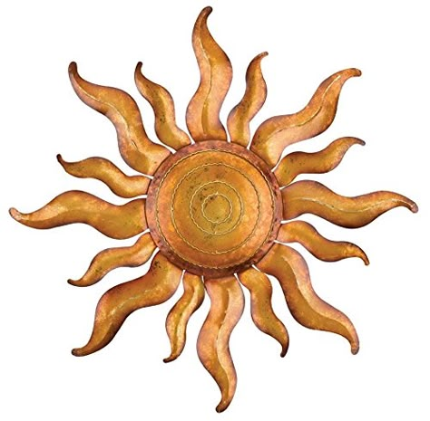 Metal Sun Wall Art, Sun Wall Decor, Dorm Room Wall Decor, Sun Painting, Dorm Room Walls, Outdoor Metal Wall Art, Wildlife Garden, Sun Designs, Sun Art