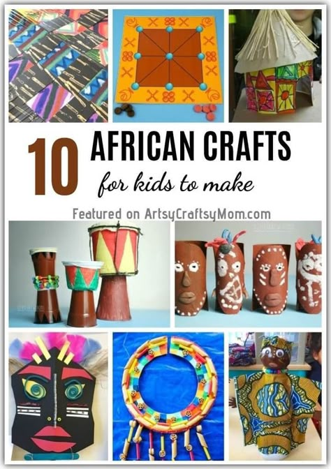 Art ideas Archives - Artsy Craftsy Mom Tanzania School Project, African Art Preschool, South Africa Theme Preschool Activities, Africa Crafts For Toddlers, African Art For Preschoolers, South Africa Christmas Crafts For Kids, Africa Lesson Plans Preschool, South Africa Crafts Preschool, African Activities For Preschool