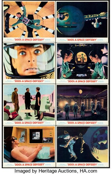 2001: A Space Odyssey (MGM, 1968). Very Fine+. Lobby Card Set of 8 | Lot #86725 | Heritage Auctions A Space Odyssey, 2001 A Space Odyssey, Card Poster, Space Odyssey, Vintage Movie, Movie Posters Vintage, Lobby Cards, Vintage Movies, Movie Poster