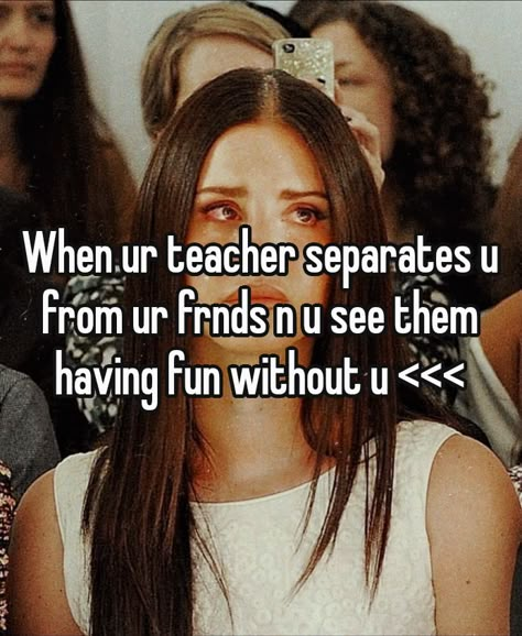 Idea creds to me #whisper #friends #sad #girl Things To Do In School With Friends, Relatable Girl Quotes, Relatable Girl Things, Whisper Friends, Cute Crying, Pretty When You Cry, Funny And Relatable, Fake Friends, Hashtag Relatable