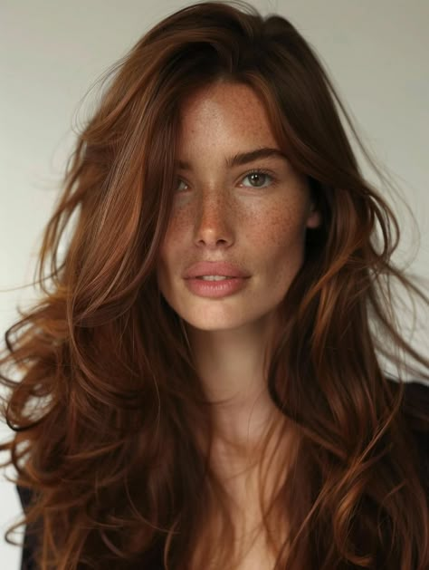 Brown Skin Hair Color Ideas Highlights, Rich Chestnut Brown Hair, Cocoa Brown Hair Color, Rich Brown Hair With Highlights, Rich Chocolate Brown Hair, Pelo Chocolate, Copper Brown Hair, Warm Brown Hair, Chestnut Brown Hair