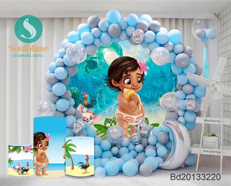 Moana Quince, Moana Theme Party, Birthday Decors, Moana Bebe, Baby Moana, Moana Theme, Bday Themes, 1 Year Birthday, Special Events Decor