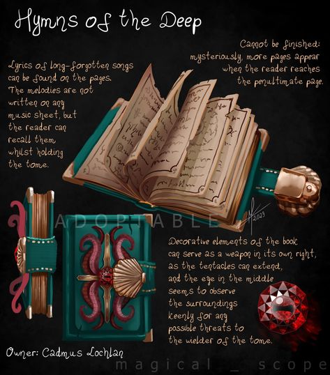 Magical Kaleidoscope - Hymns of the Deep Magic Item Art, Item Concept Art, Magical Instruments, Fantasy Tools, 5e Items, Spell Ideas, Magic Artifacts, Magical Artifacts, Magical Item