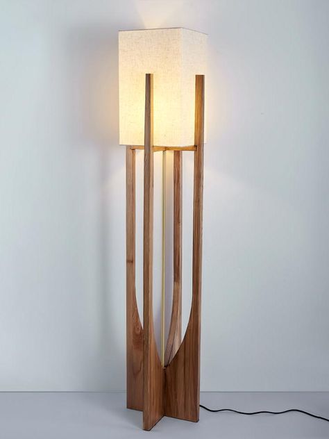 This Fairbanks Floor Lamp flirts with your senses. It commands attention while gently balancing the energy of any space. Its warm glow gives rise to childhood memories of sitting around a campfire enamored by a comforting glow, yet its simple and refined design blends into any contemporary space.  
 If you have any questions about our products, please contact us and we will reply to you within 24 hours. 
 Product Size 
 Size: L 23cm x H 52cm   / L 9.1   x H 20.5 
 
 Size: L 23cm x H 82cm / L 9.1 x H 32.3 
 
 Size: L 30cm x H 145cm / L 11.8 x H 57.1 
 
 Details 
 Materials: Fabric, Wood 
 Light source: LED bulb or Edison bulb 
 Light source base type:   E26 or E27 (not included)  
 Voltage: AC 110-240V 
 Environment: Indoor 
 IP: IP20 
 Finishes: White, Walnut color, Wood color 
 Lampshade Wooden Floor Lamp, Edison Lamp, Minimalist Office, Traditional Living Room, Wooden Lamp, Cozy Reading Nook, Wood Light, Metal Lighting, Floor Lights