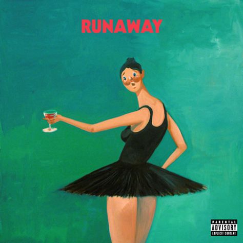 Kanye West's "Runaway" artwork by George Condo Fantasy Vulture, Vultures Kanye West, Condo Art, Kanye West Wallpaper, Kanye West Albums, Tshirt Prints, George Condo, Best Hip Hop, Jacket Ideas