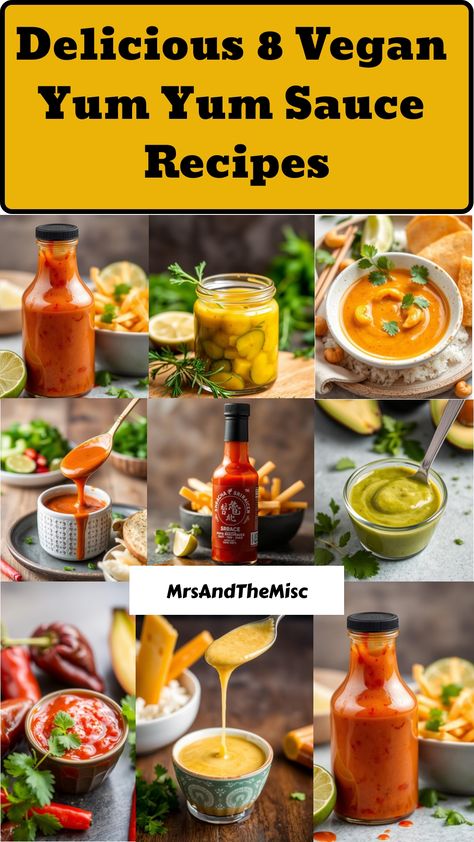 Elevate your plant-based meals with these 8 irresistible vegan yum yum sauce variations Vegan Asian Sauce, Yumyum Sauce Recipe, Vegan Yum Yum Sauce, Yumyum Sauce, Vegan Dipping Sauce, Dipping Sauce Recipes, Ube Recipes, Yum Sauce, Vanilla Ice Cream Recipe