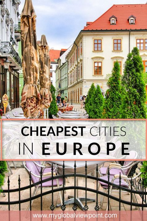 Attention trailblazers! Are you itching to explore Europe on the cheap? Striving to spend less than $50 a day and live like a king or queen? Skip over London, Venice (and the rest), and explore these 14 incredibly beautiful yet budget-friendly European cities! Cheap European Cities, Traveling Abroad, Backpacking Europe, Astral Travel, Destination Ideas, Voyage Europe, Cities In Europe, European Cities, Destination Voyage