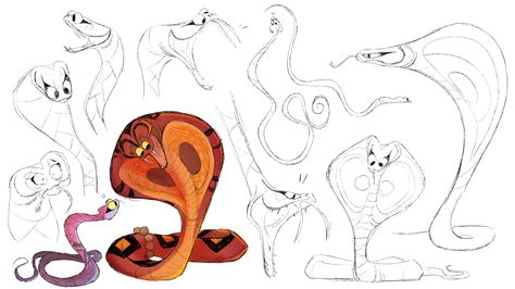 Simpsons Drawings, Zootopia Art, Drawing Examples, Snake Art, Indian Folk Art, Snake Design, Design Visual, Character Design Animation, Visual Development