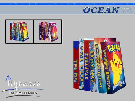 Ocean Kids Study - Books Found in TSR Category 'Sims 4 Miscellaneous Decor' Ts4 Pokemon Cc, Sims 4 Pokemon, Los Sims 4 Mods, Sims Furniture, Ts2 Cc, Sims 4 Anime, Sims 4 Clutter, Sims 4 Game Mods, Sims 4 Expansions