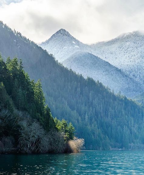 cascadiaexplored - Today's location: Lake Crescent, Washington  Photographer: @outofthewoods • Lake Crescent Washington, Washington Lakes, Sequim Washington, Lake Crescent, Crescent Lake, Forks Washington, Ancient Forest, Traveling The World, America Travel