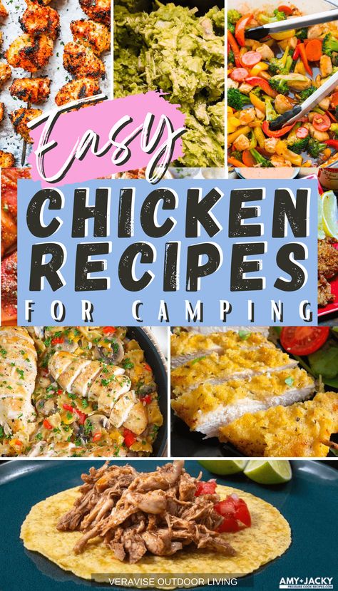 If you're looking for easy chicken recipes that will please a crowd, look no further! These fifteen chicken recipes are perfect for your next camping trip. From avocado chicken to cheesy chicken fajitas, we've got you covered. So fire up the grill and get ready to chow down! Camping Meals With Chicken, Campfire Chicken Recipes, Chicken Recipes For Camping, Chicken Camping Meals, Camping Chicken Recipes, Chicken Camping Recipes, Fried Breaded Chicken Breast, Campfire Chicken, Camping Dinner