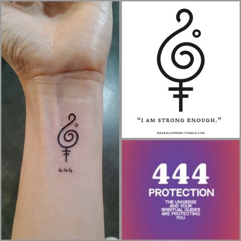 Spiritual Simple Tattoos, Small Spiritual Tattoos Universe, Spiritual Tattoos For Women Universe, Power Symbol Tattoo, Strong Women Tattoos Ideas, Strong Woman Tattoos, Strength Tattoo, Spiritual Tattoos, Power Symbol