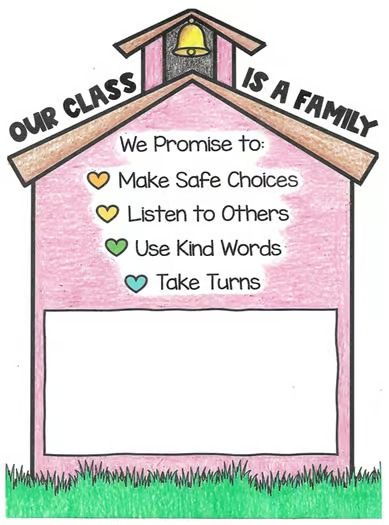 Our Class is a Family Handout/Poster by ThisIsHowWeGlueIt | TPT In Our Classroom We, Our Class Is A Family Coloring Page, Class Is A Family, Our Classroom Family, Our Class Is A Family Kindergarten, Our Class Is A Family Activities Pre K, Our Class Is A Family Bracelets, Our Class Is A Family Craft, Our Class Is A Family Anchor Chart