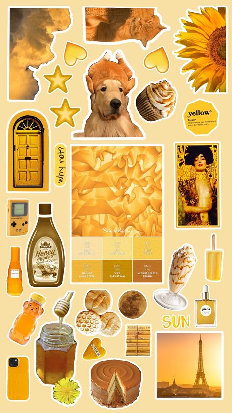 yellow 💛 aesthetic stickers for journaling #yellow #honey #gold #stickers #aesthetics #scrapbooking Scrapbook Stickers Printable Yellow, Scrapbook Journal Stickers Vintage, Gold Stickers Printable, Yellow Scrapbook Aesthetic, Yellow Scrapbook Stickers, Yellow Journal Aesthetic, Yellow Printable Stickers, Yellow Scrapbook Ideas, Yellow Aesthetic Journal