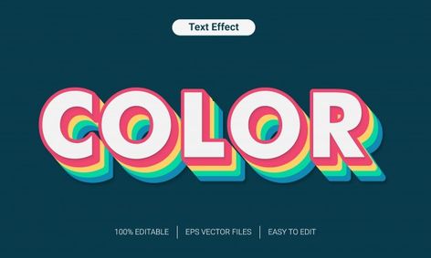 Color Text, Rainbow Typography, Swag Ideas, Typo Design, Newspaper Design, Career Planning, Rainbow Theme, Text Style, Free Fonts Download