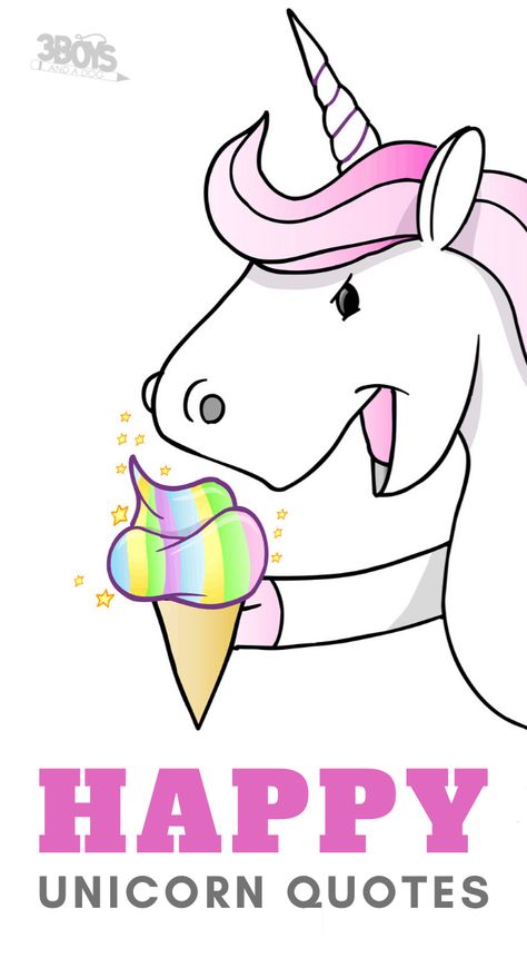 These happy unicorn quotes are certain to bring a smile to your face. Not only are they fun, but they're also super simple to remember, too! #happyunicornquotes #unicornquotes #happinessquotes #behappy #3boysandadog Funny Unicorn Quotes, Unicorn Crafts For Kids, Quotes For Today, Fat Unicorn, Good Happy Quotes, Simple Life Quotes, Unicorn Farts, Change Your Life Quotes, Unicorn Food