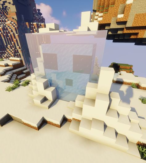 Minecraft Xmas House, Minecraft Ice Sculpture, Minecraft Ski Resort, Minecraft Snowglobe, Ice House Minecraft, Minecraft Ice Builds, Minecraft Snow Builds, Minecraft Ice Castle, Minecraft Kingdom