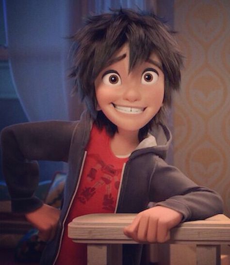 Hiro Hamada - what an adorable 14 year old cartoon boy, right? Hiro Hamada Icon, Hiro Tadashi, Big Hero 6 Characters, Hiccup Haddock, Tadashi Hamada, San Fransokyo, Hiro Big Hero 6, Hiro Hamada, Crush On You