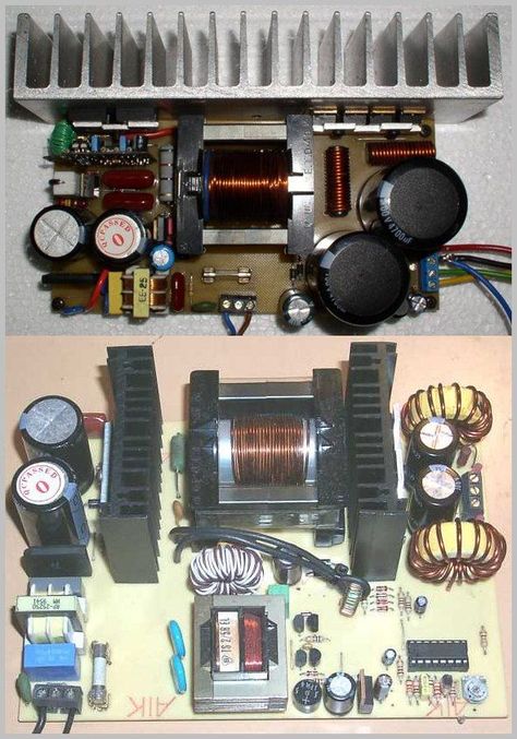 Smps Circuit Diagram, Smps Power Supply Circuit, Diy Chargers, Switched Mode Power Supply, Diy Amplifier, Power Supply Circuit, Electronics Basics, Power Electronics, Electronic Schematics