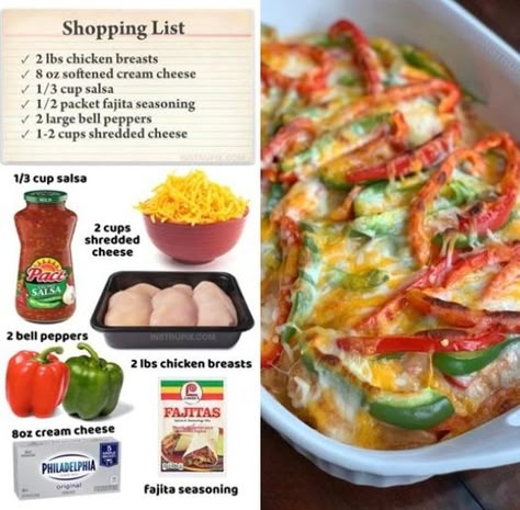 Cheesy Baked Fajita Chicken – Tnextrecipes Baked Fajita Chicken, Fajita Chicken, Baked Chicken Fajitas, Fajita Seasoning, Fajita Recipe, Cream Cheese Chicken, Spicy Dishes, Soften Cream Cheese, Cajun Recipes