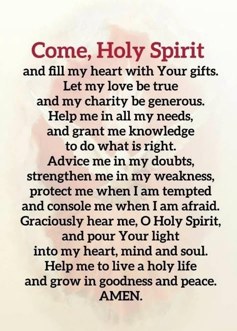 Praise The Lord Quotes, Come Holy Spirit, Holy Spirit Prayer, Everyday Prayers, Praise The Lord, Miracle Prayer, Good Morning Prayer, A Course In Miracles, Christian Prayers