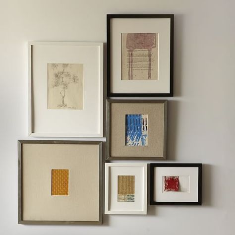 Neutral Modern Art, Film Photo Wall, Unique Framing, Small Frames, Framing Ideas, Gallery Frames, Diy Picture Frames, Diy Picture, Wall Gallery