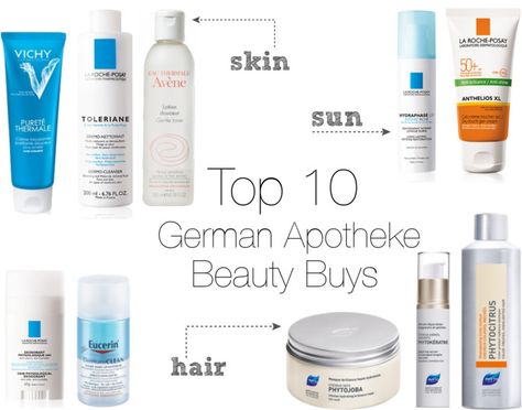 Top 10 German Apotheke Beauty Buys German Beauty Standards, German Beauty Products, Christmas Markets Germany, Germany Christmas, Allergy Season, Beauty Counter, German Beauty, Buy Skincare, Routine Skincare