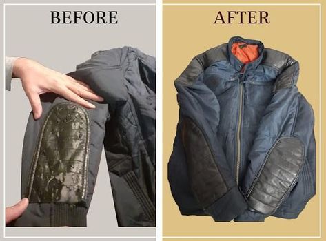 Leather Jacket Repair, Leather Restoration, Best Leather Jackets, Repair Clothes, Leather Industry, Leather Repair, Leather Gear, Leather Dye, Shoe Repair