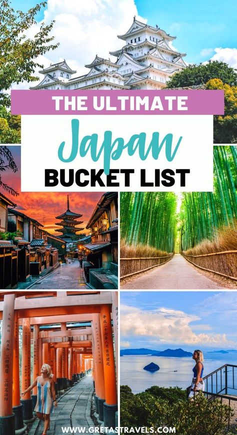 Ultimate Japan Itinerary, Most Instagrammable Places In Japan, Japan Travel 2023, Japan Itinerary 8 Days, Must See Places In Japan, Most Beautiful Places In Japan, Thing To Do In Japan, Japan To Do List, Best Places To Go In Japan