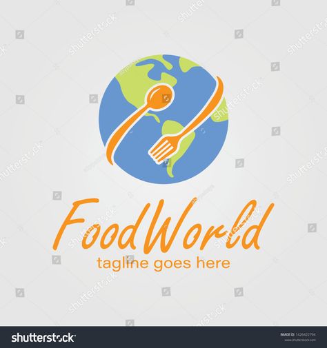 Logo Food World Template Design #Ad , #SPONSORED, #Food#Logo#World#Design Food Factory Logo, Hm Logo, Eat Logo, Factory Logo, Cooking Logo, Print Design Trends, Logo Options, World Logo, Food World