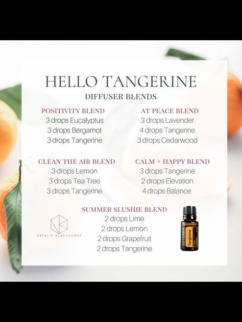 Tangerine Diffuser Blends, Wild Orange Diffuser Blends, Doterra Tangerine Diffuser Blends, Doterra Wild Orange Diffuser Blends, Tangerine Essential Oil Blends, Citrus Essential Oil Diffuser Blends, Tangerine Essential Oil Benefits, Terra Essential Oils, Tangerine Essential Oil