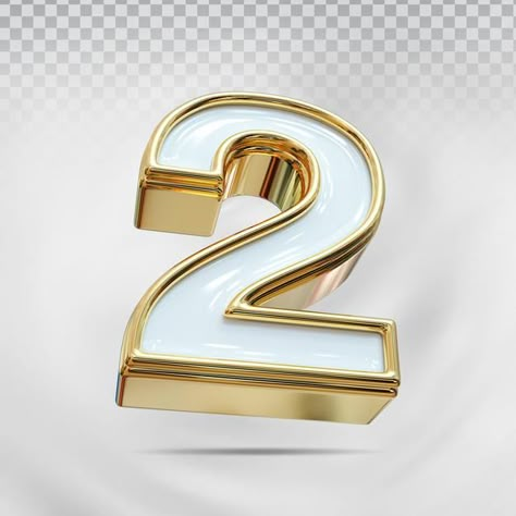 Number 2 gold luxury 3d rendering | Premium Psd #Freepik #psd #banner 3d Numbers, Gold Glitter Background, Architecture Drawing Sketchbooks, Free Green Screen, Photoshop Backgrounds Free, Business Ideas Entrepreneur, Album Art Design, Mickey Mouse Wallpaper, Flyer And Poster Design