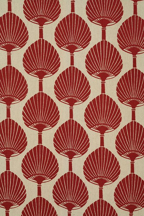 Florence Broadhurst, Motif Art Deco, Print Design Pattern, Art Deco Wallpaper, Art Deco Pattern, Red Fabric, Textile Patterns, Surface Pattern Design, Textures Patterns