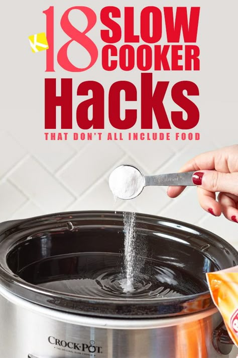 Crockpot Hacks, Slow Cooker Hacks, Slow Cooker Dips, Freezer Dinners, Hacks Kitchen, Cooking Hacks, Crockpot Dishes, Easy Slow Cooker Recipes, Crock Pot Slow Cooker