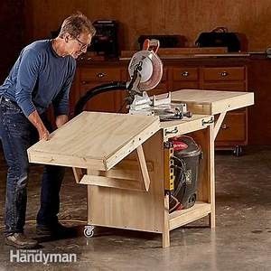 Miter Saw Station Plans, Miter Saw Station, Saw Station, Mitre Saw Station, Mobile Workbench, Diy Workbench, Garage Work Bench, Workbench Plans, Woodworking Magazine