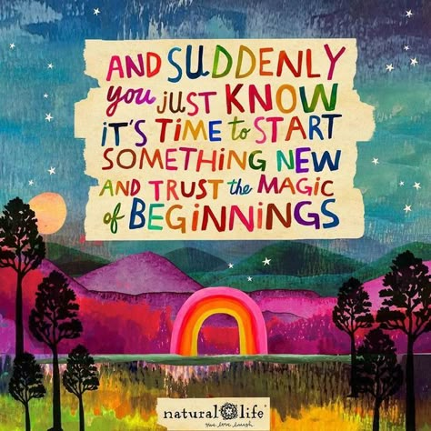 New Day on Instagram: "New Beginnings ❤️🧡💛💚💙💜 Posted @withregram • @naturallife “Here’s to a new chapter. Here’s to remembering you do not have to approach this new beginning with an all-new plotline. You are allowed to work your way through this story, one page at a time.” - MHN #yourmorningchirp #newbeginnings #trustthemagicofnewbeginnings #wednesdaywisdom" Natural Life Quotes, Vie Motivation, Socrates, Natural Life, Quotable Quotes, Great Quotes, Inspiring Quotes, Beautiful Words, Inspirational Words