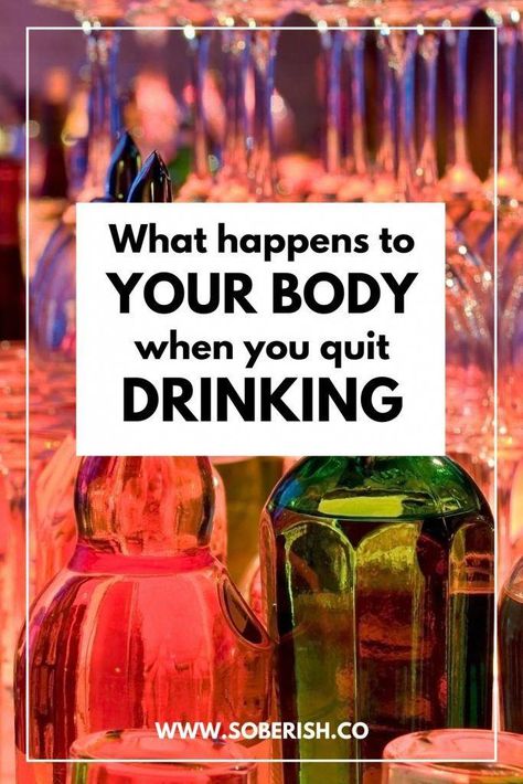 When you quit drinking alcohol, a lot of changes happen to your body. Here's what you can expect after you put down the bottle. Alcohol Affects The Body The Brain, Alcohol Health Effects, Stopped Drinking Alcohol, Stop Alcohol Cravings, Quiting Alcohol Benefits, Stages Of Alcohol Withdrawal, Quitting Drinking Alcohol Tips, Detoxing From Alcohol Cleanses, Drinking Less Alcohol Tips