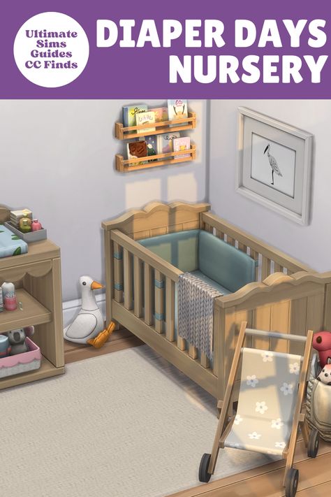 Sims 4 Infant Room, Sims 4 Infant Furniture Cc, Sims 4 Cc Nursery Furniture, Sims Baby Cc, Sims 4 Nursery Cc, Infant Furniture, Sims 4 Nursery, Sims Decor, Boho Baby Nursery