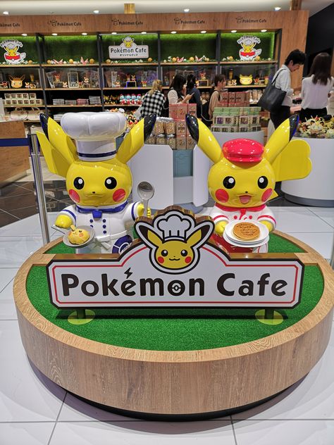 Themed Cafes In Japan, Pokémon Japan, Pokemon Cafe Tokyo, Pokemon Purse, Melon Soda, Cafe Japan, Minecraft Theme, Pikachu Plush, Disney Japan