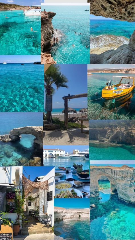 #cyprus #aesthetic Cyprus Aesthetic, Cyprus Holiday, Dream Vision Board, Life Vision Board, Special Person, Travel Aesthetic, Cyprus, Places To Go, Travel