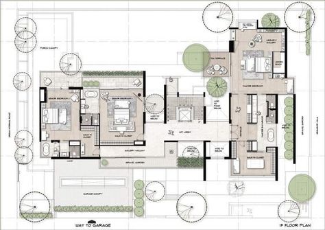 Villa Layout, Duplex Floor Plans, Luxury Plan, Design Floor Plans, Hotel Plan, Layout Plan, Modern Villa Design, Building House Plans Designs, Villa Plan