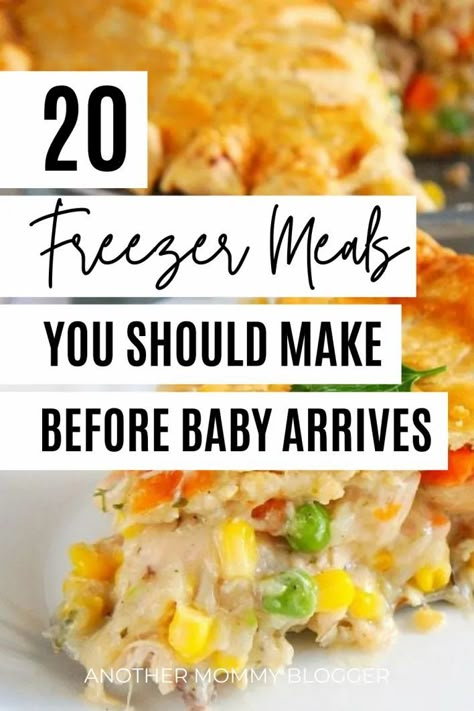 No Pre Cook Freezer Meals, Frozen Meal Ideas For New Moms, Pre Baby Meal Prep Freezer Recipes, Freezable Meals For New Moms, Prebaby Meal Prep, Easy Meal Prep For New Moms, Cheap Freezer Meals For New Moms, Freezer Meal Ideas For New Moms, Post Partum Dinner Recipes